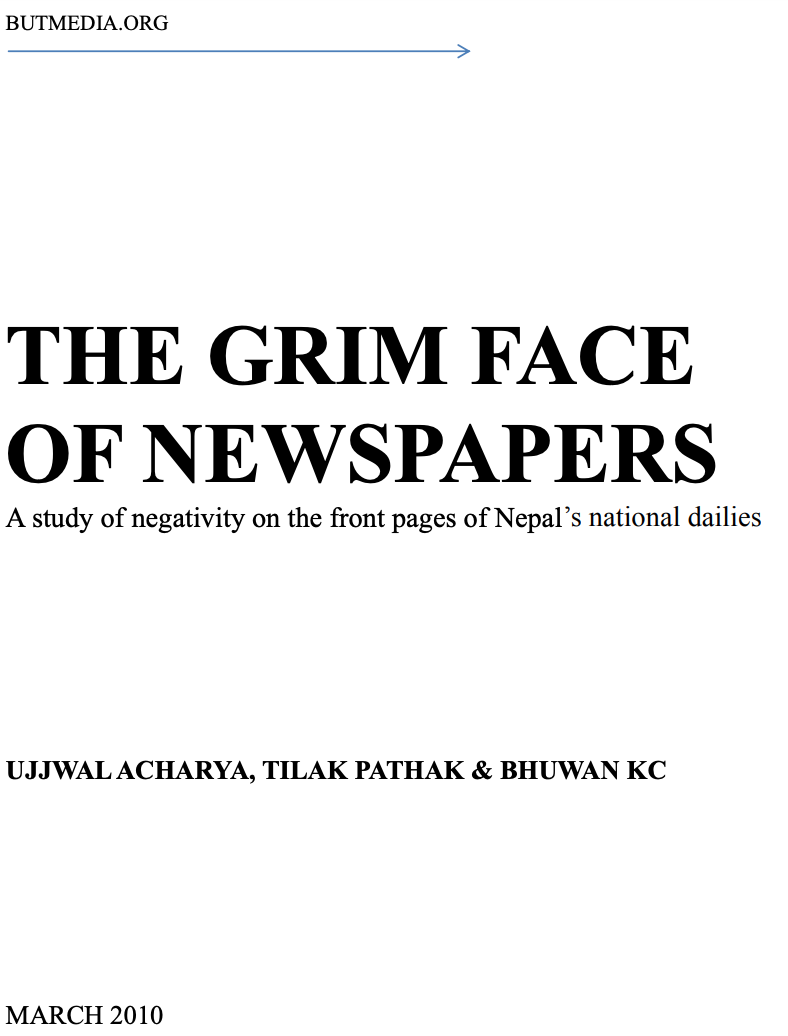 The Grim Face of Newspapers